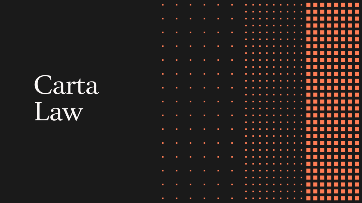 Introducing Carta Law Venture Financing
